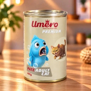کنسرو پته گربه بالغ اومرو Umero طعم ماهی