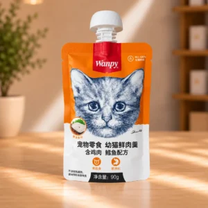 پودینگ بچه گربه ونپی WANPY طعم مرغ و ماهی کاد
